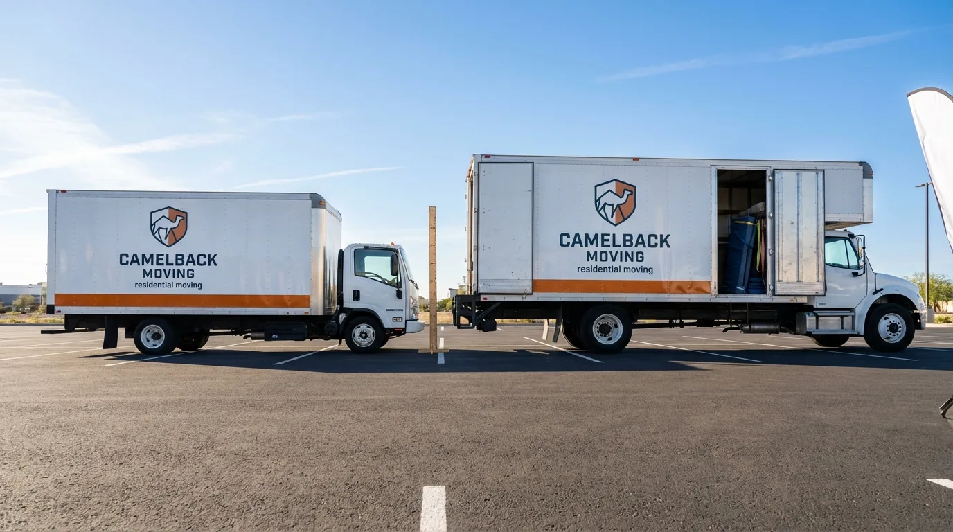 Moving truck size capacity guide in Santa Margarita